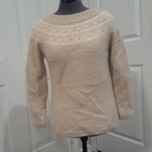 Talbots Cashmere Tan Sweater